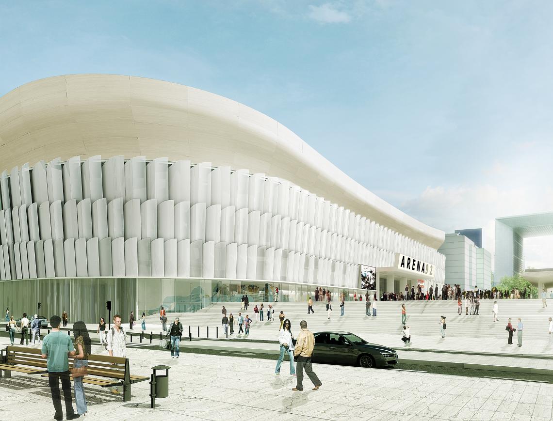 © Architecte 2Portzamparc – Christian de Portzamparc Arena 92