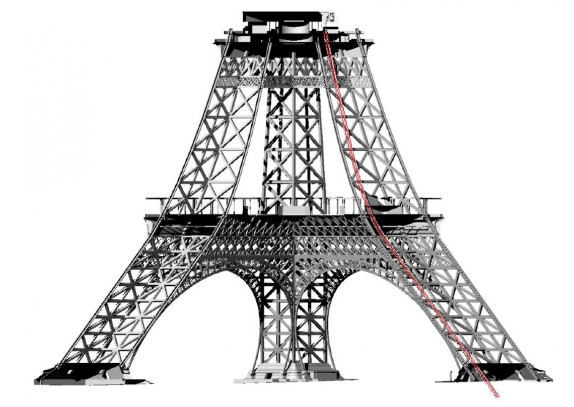 Ascenseur Nord Tour © RFR Certification Ascenseur Nord Tour Eiffel