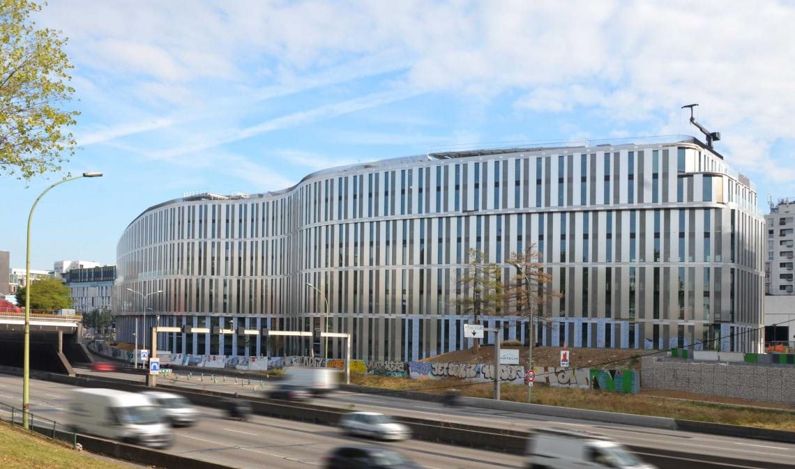 Immeuble View façade côté Périphérique IMMEUBLE VIEW – ZAC Porte des LILAS