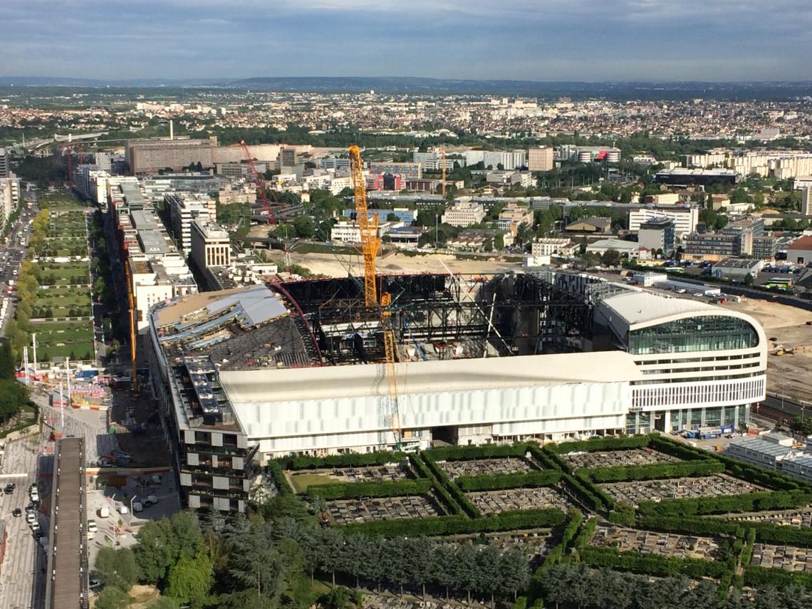 © RFR Vue aérienne chantier Arena 92