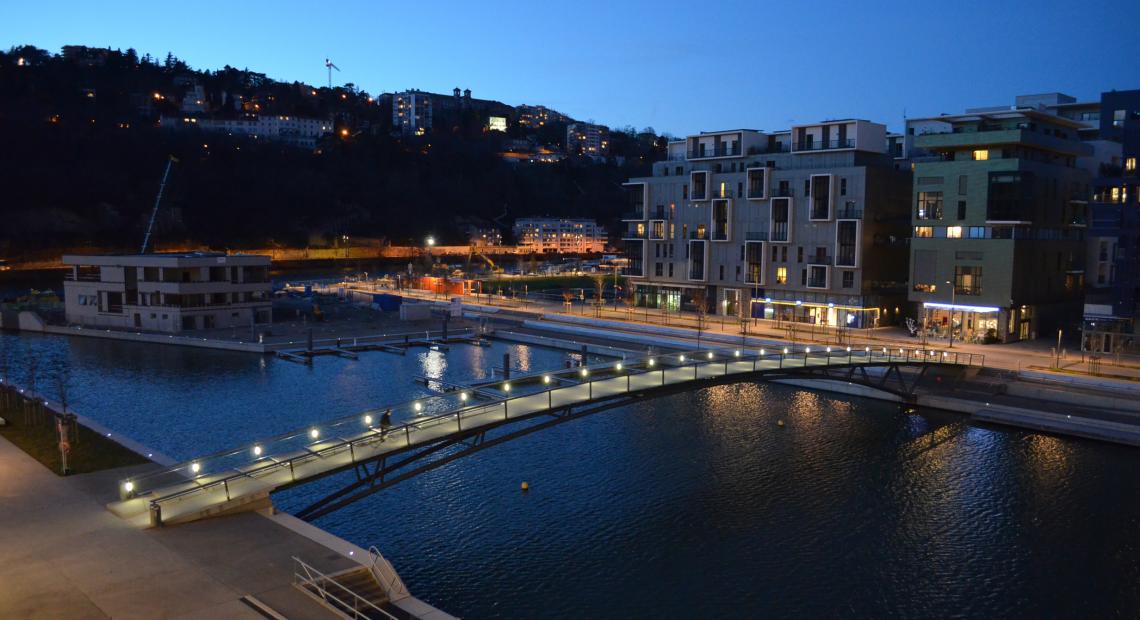 Passerelle Lyon Confluence © RFR Passerelle Lyon Confluence