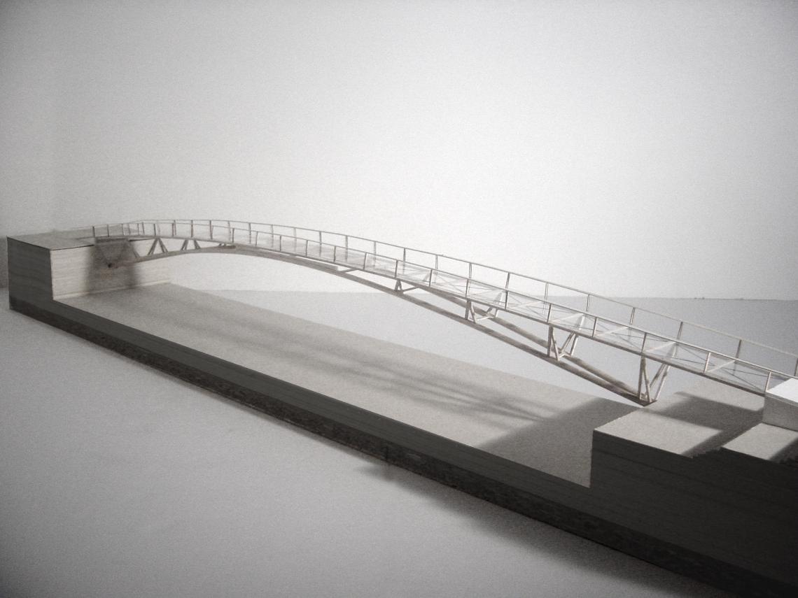 maquette passerelle Lyon Confluence © RFR Passerelle Lyon Confluence