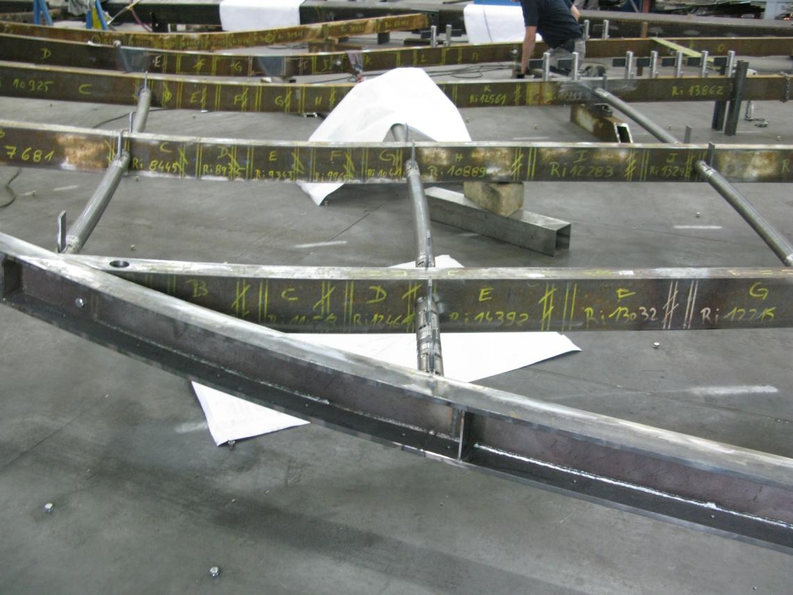 Development of the first floor of the Eiffel Tower