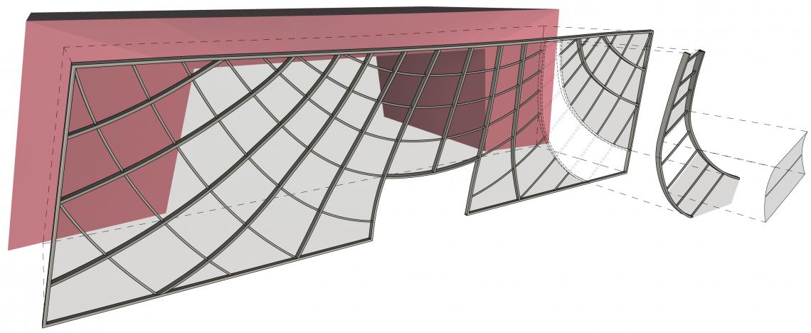 © RFR Axonometric drawing of the Eiffel pavilion