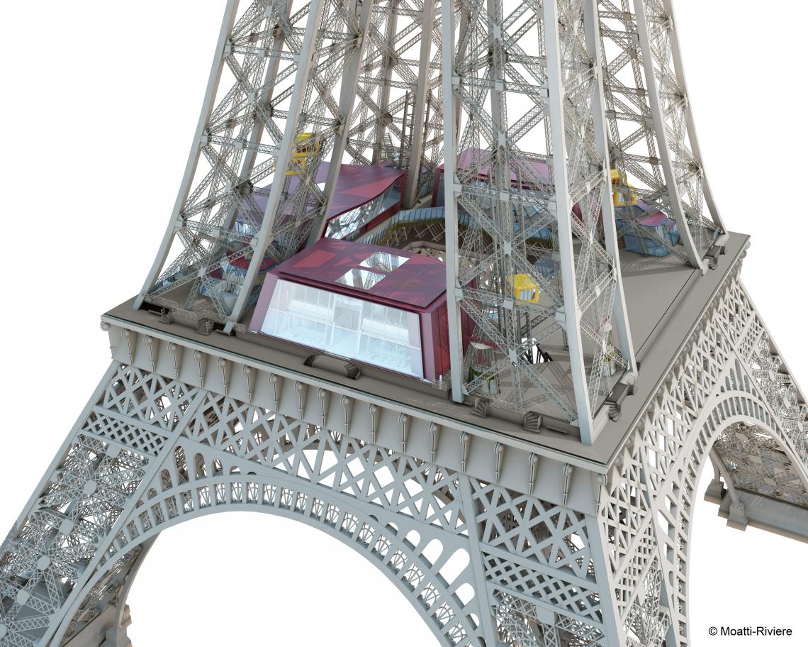 © Moatti & Rivière Development of the first floor of the Eiffel Tower