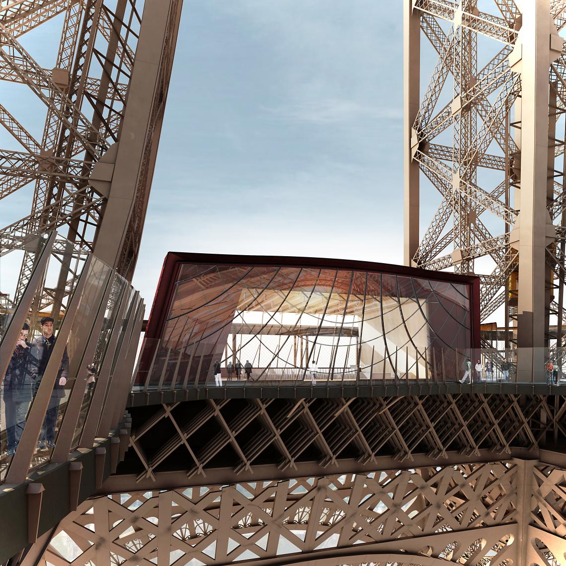 © Moatti & Rivière Development of the first floor of the Eiffel Tower