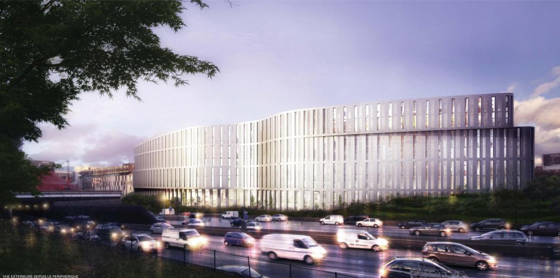 perspective Architecte© RFR IMMEUBLE VIEW – ZAC Porte des LILAS