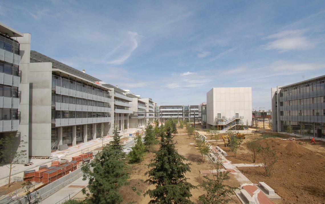 chantier en cours © RFR ENS Cachan SACLAY Renzo Piano RPBW