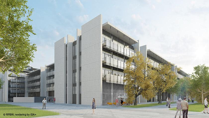 Perspectives concours ©RPBW ENS Cachan SACLAY Renzo Piano RPBW