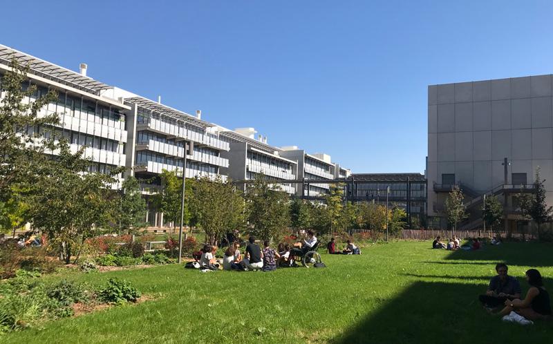 Façades côté jardin©RFR ENS Cachan SACLAY Renzo Piano RPBW