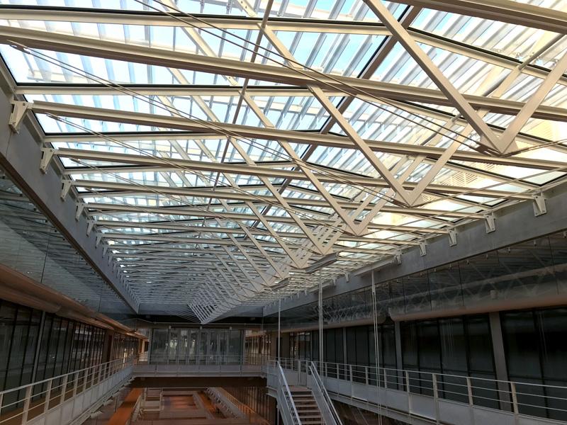 Sous-face de la verrière©RFR ENS Cachan SACLAY Renzo Piano RPBW