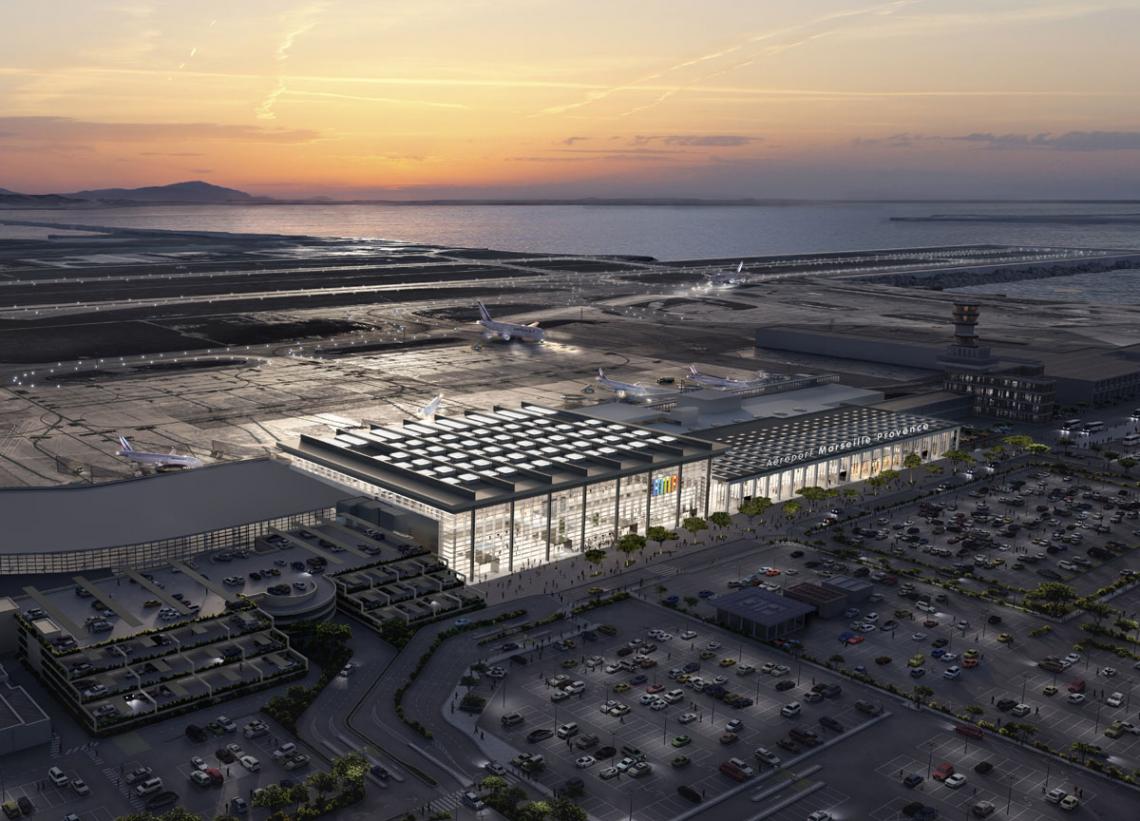 Aéroport de Marseille © Foster & Partners Aéroport de Marseille