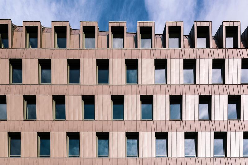 General overview of the Pont de Flandre project by architect Office building in Pont de Flandre business park