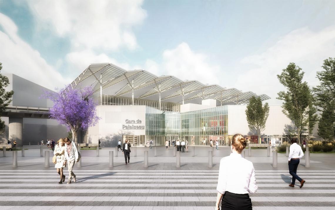 Gare Palaiseau © atelier novembre  Ligne 18