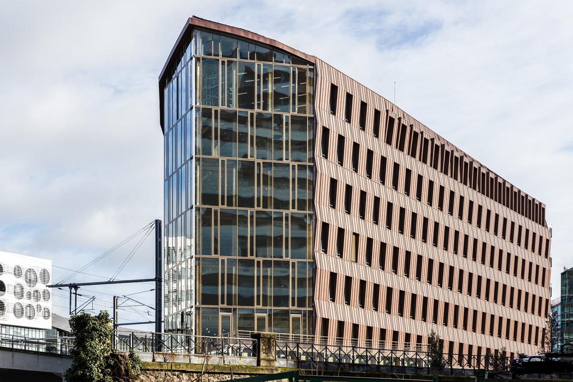 General overview of the project by architect Office building in Pont de Flandre business park