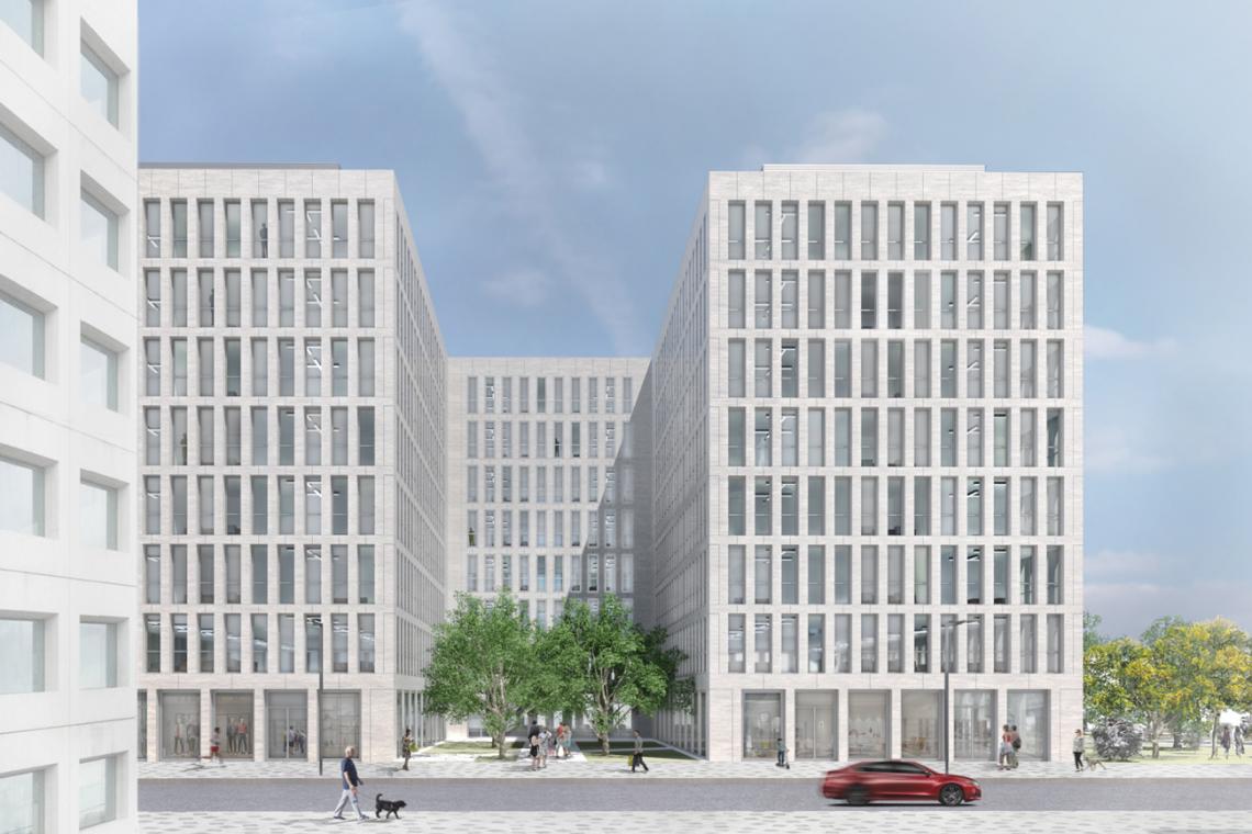 Vue depuis l'Avenue Charpentier JUMP © KAAN Architecten JUMP