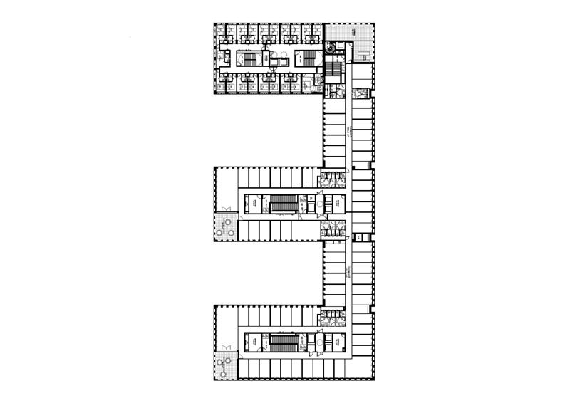 Plan bâtiment JUMP © KAAN Architecten JUMP