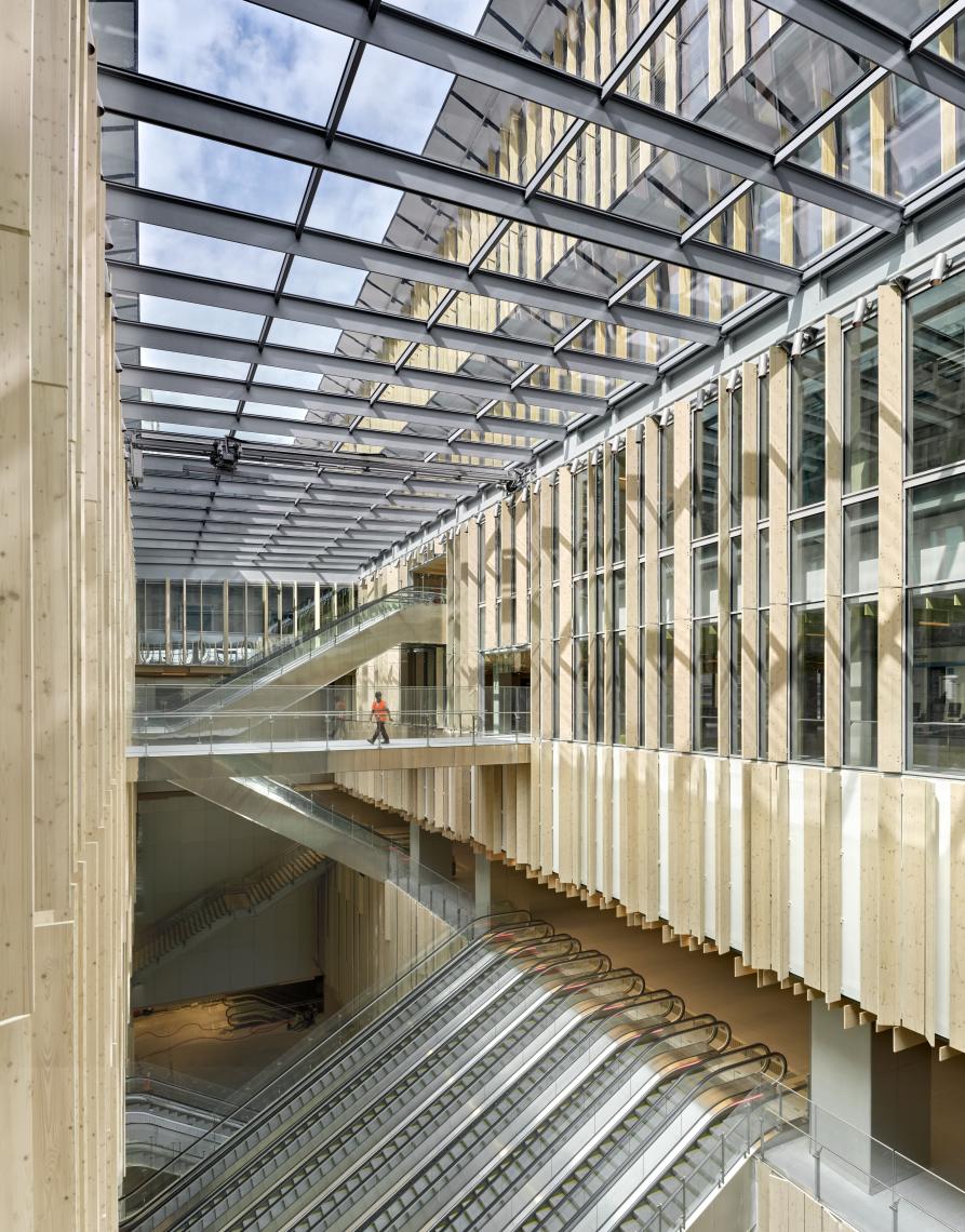 Gare de Saint-Denis Pleyel, Kengo Kuma & Associates - Verrière