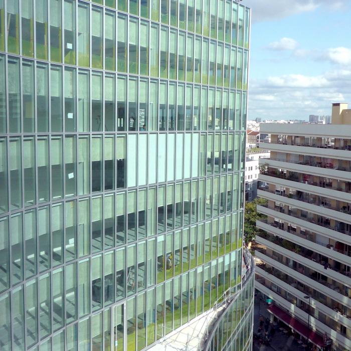 Façade IGH bureaux rue Raymond Losserand