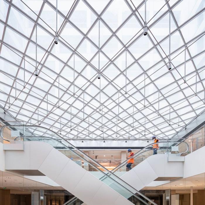 intérieur verrière dôme 