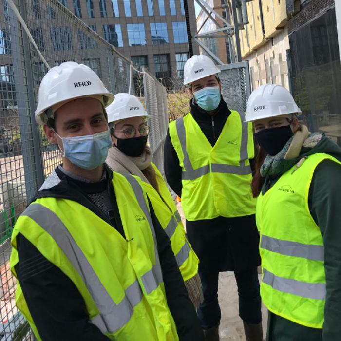 Equipe RFR à la Tour EMBLEM