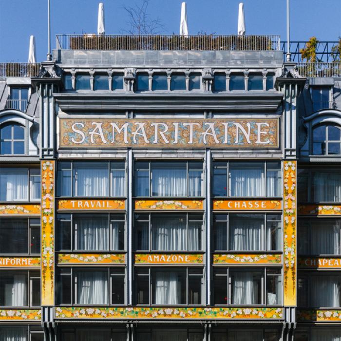Façade historique Samaritaine © Tilt & Shoot 