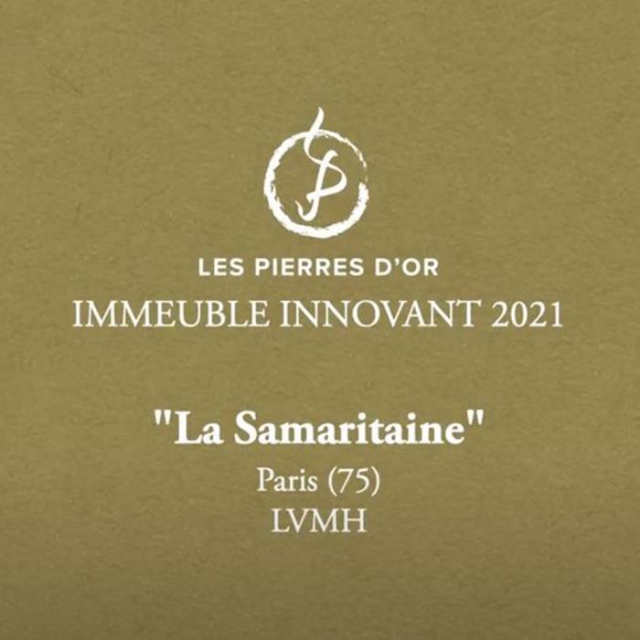 Samaritaine lauréat catégorie immeubles innovants