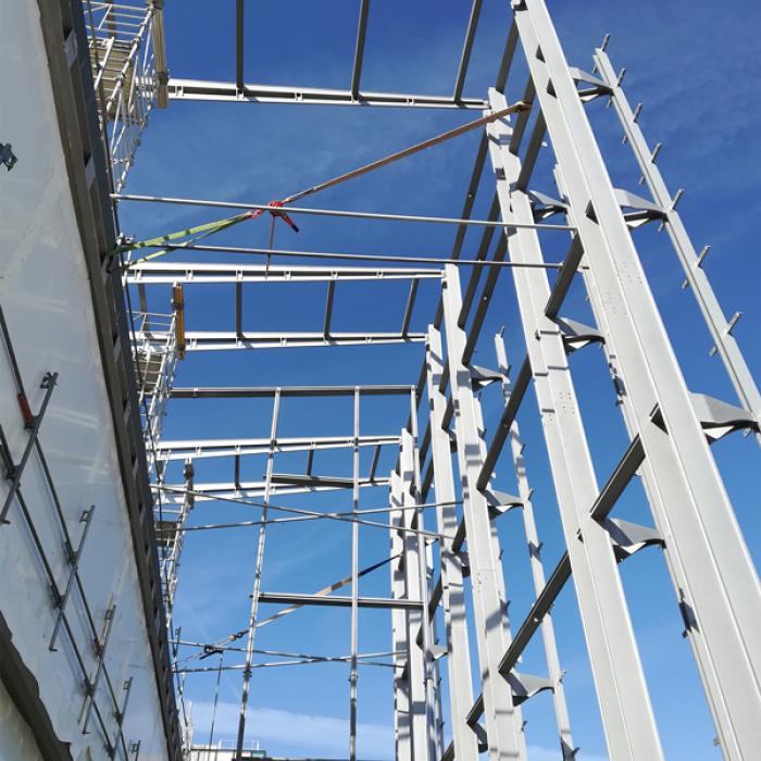 Campus AgroParisTech chantier Bâtiment Forum © RFR