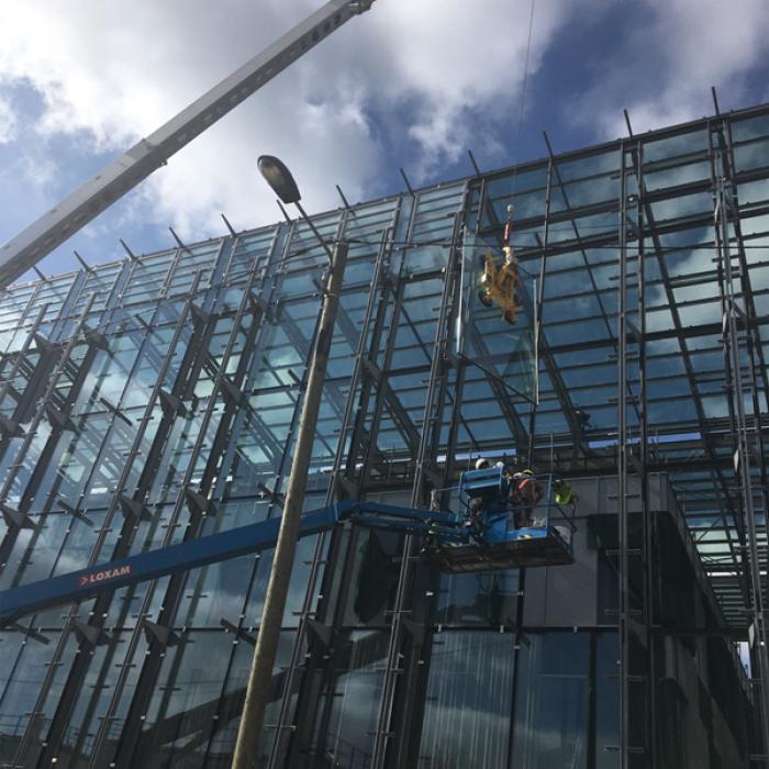 Campus AgroParisTech chantier Bâtiment Forum © RFR