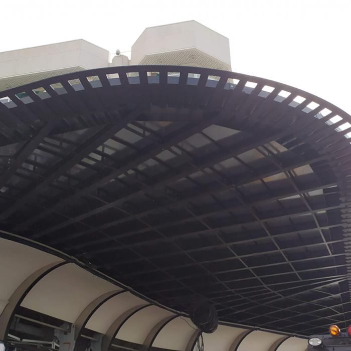 Hôtel Marriott chantier auvent © RFR