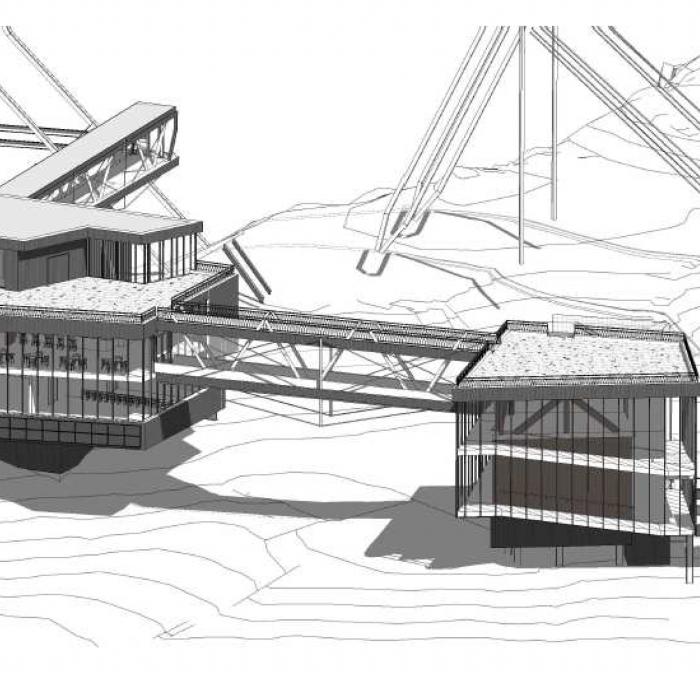 la Cime Caron nouveau projet © Studios Arch