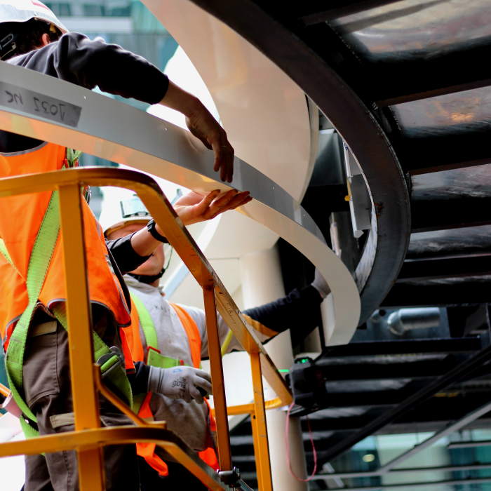 Mise en oeuvre habillages  © RFR