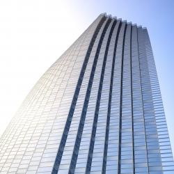 3D view © Groupe6_AsymmetricA Mixed-use tower and hotel in Bahrain