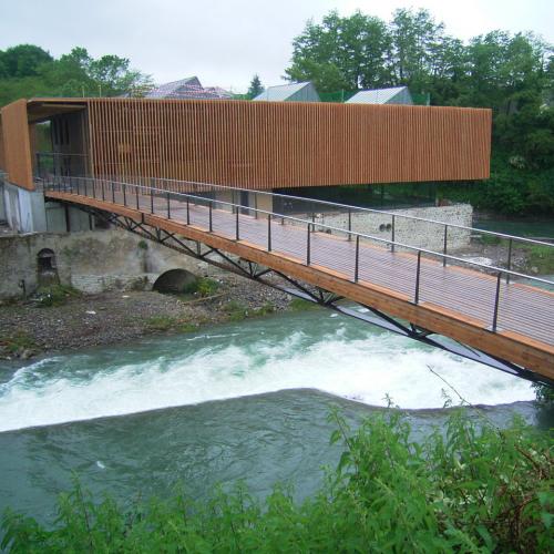 Footbridges in Oloron Sainte Marie